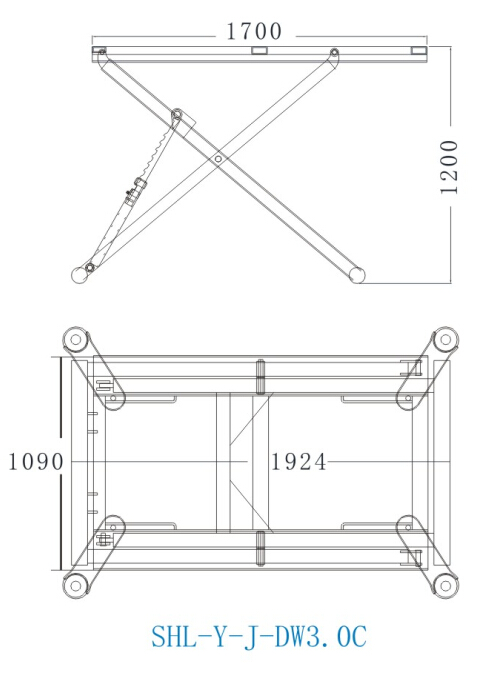 SHL-Y-J-DW3.0C Mid Rise Scissor Lift